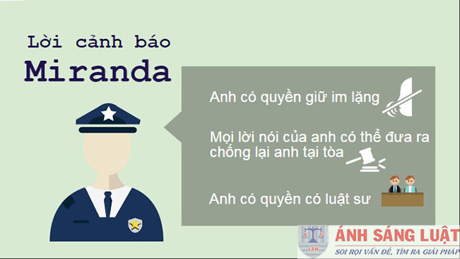 Quyền Im lặng hay là cảnh báo Miranda